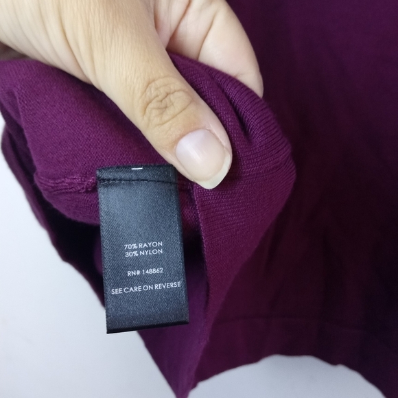 NWT Torrid Purple Highland Thistle Crew Neck Sleeveless Knit Sweater sz 6 or 6X - Picture 9 of 10